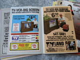 1988 Lot of 36 TV GUIDE Covers Orange County California TV REGISTER Newspaper
