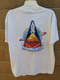 Vintage T-Shirt SPACE SHUTTLE STS-1 Columbia Young Crippen 25th Anniversary LGG