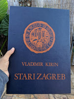 Vladimir Kirin STARI ZAGREB Croatia Large Portfolio of 12 Lithographs