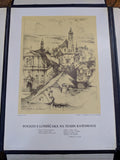 Vladimir Kirin STARI ZAGREB Croatia Large Portfolio of 12 Lithographs