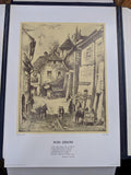 Vladimir Kirin STARI ZAGREB Croatia Large Portfolio of 12 Lithographs