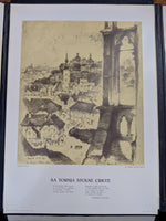 Vladimir Kirin STARI ZAGREB Croatia Large Portfolio of 12 Lithographs