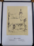 Vladimir Kirin STARI ZAGREB Croatia Large Portfolio of 12 Lithographs