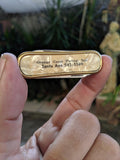 Old Vintage Pearl Handle Pocket Knife ORANGE COAST PLATING Santa Ana California