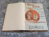 1897 Leather Engelbert Humperdinck Hansel & Gretel French Lyrics Catulle Mendes