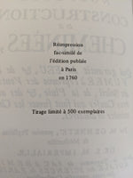 1980 Lim. Ed. 1760 Antique French Chimneys Nouvelles Constructions De Cheminees