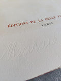 1946 L'Accent De Paris Limited Edition Woodcuts Rene-Paul Groffe