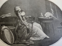 Victorian Era French Fashion Risque Female Nudes Art Huge Book Le Panorama