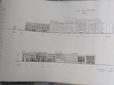 1963 Huge Architecture Book Le Marais Paris Facades Central Maps Felix Gatier