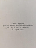 1885 French Academy Council Engraving Portraits Victor Hugo L'Academie Francaise
