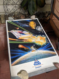 1987 Disneyland Poster STAR TOURS Lucasfilm C-3PO R2-D2 20x30 Star Wars