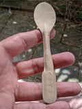 Rare 1915 One Pressed Paper Sanispoon From The WWI Era Original Unused Spoon