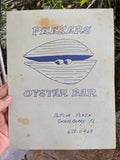 1980's Peekers Oyster Bar Original Vintage Restaurant Menu Casselberry Florida