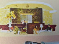 1962 Vintage Dinner Menu Oliver Restaurant Cork & Bottle Lounge Pittsburgh PA