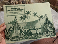1960's Don The Beachcomber Menu International Market Place Waikiki Hawaii Tiki