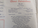 1947 Laube's Old Spain Restaurant Vintage Menu Buffalo & Rochester New York