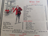 1940's Red Coach Inn Restaurant Original Menu Niagara Falls New York