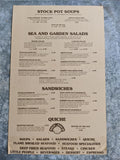 1980's White Marlin Restaurant & Lounge Longwood Florida Vintage Menu