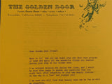 1966 Menus Golden Door Health Spa Resort Hotel Escondido San Marcos California