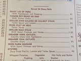 1945 Loughlen's Cafe Restaurant Tacoma Washington OPA WWII Ration Statement Menu