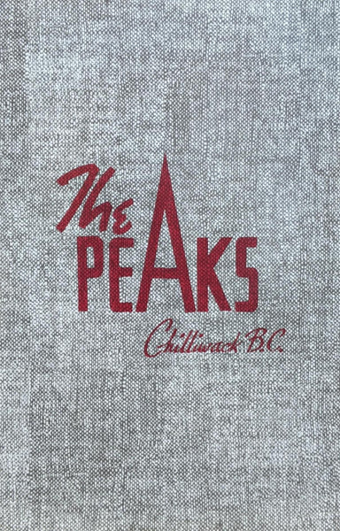 1950's The Peaks Restaurant Chilliwack British Columbia Canada Breakfast Menu