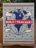 1950's World Of Pancakes Restaurant Los Altos California Vintage Menu