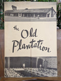1950's The Old Plantation Restaurant Los Altos California Vintage Menu