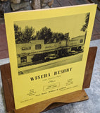 1950's Wiseda Resort Clearlake Highlands Coffee Shop California Menu Wisgerhof