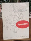1950's Harrah's Club Restaurant Stateline Casino Lake Tahoe Nevada Vintage Menu