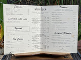 1950's Windy Flats Wagon Wheel Room Restaurant Napa California Vintage Menu