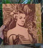 1950's The Lanai Restaurant San Mateo California Polynesian Tiki Girl Huge Menu