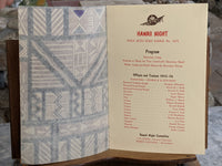 1956 Palo Alto Elks Lodge #1471 Hawaii Night Luau Menu B.P.O.E. California