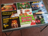 1990's McDonald's Lot Of 10 Vintage Laminated Advertisement Menu Cards 8x11