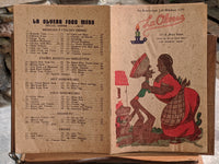1940's La Olvera Mexican Restaurant Los Angeles California Vintage Menu