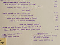 1948 Talk Of The Town Restaurant Santa Barbara California Vintage Menu