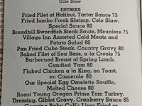 1942 Village Inn Los Feliz At Brand In Glendale California Vintage Menu