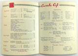 1950's Vintage Restaurant Menu Cronks Cafe Denison Iowa Tom & Doris Shaddy