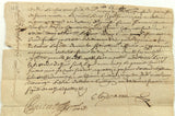 1600's France French Signed Antique Document Needs Translation Le Tellier Family