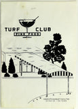 1970's Vintage Restaurant Menu Turf Club Twin Falls Idaho
