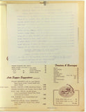 1966 The Russet Inn Original Vintage Restaurant Menu Idaho