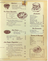 1966 The Russet Inn Original Vintage Restaurant Menu Idaho