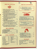 1972 Mammy's Original Vintage Restaurant Menu Chicago Illinois E. Randolph St.