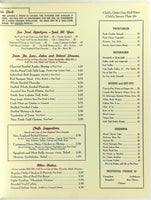 1960's Cattlemen's Preston Center Original Vintage Restaurant Menu Dallas Texas