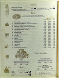 1979 Original Vintage Menu Mr. C's Italian Family Restaurant Shelton Washington