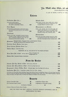 1960's Original Menu OLD HEIDELBERG INN German Restaurant Golden Colorado