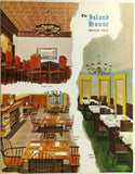 1962 Original Vintage Menu THE ISLAND HOUSE MOTOR INN Hotel Port Clinton Ohio