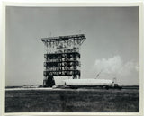 1958 Official US Air Force Photograph Patrick AFB Erection Missile #119 Pad 17A