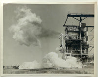 3 Vintage Photos of Saturn S-IV Launch & Hot Firing