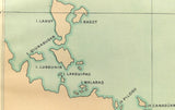 1899 US Navy Jesuit Observatory Map Philippine Islands Catanduanes Camarines Sur