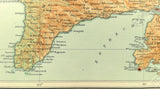 1899 Official US Navy Map Philippine Islands Isla Panay Guimaras Gigantes